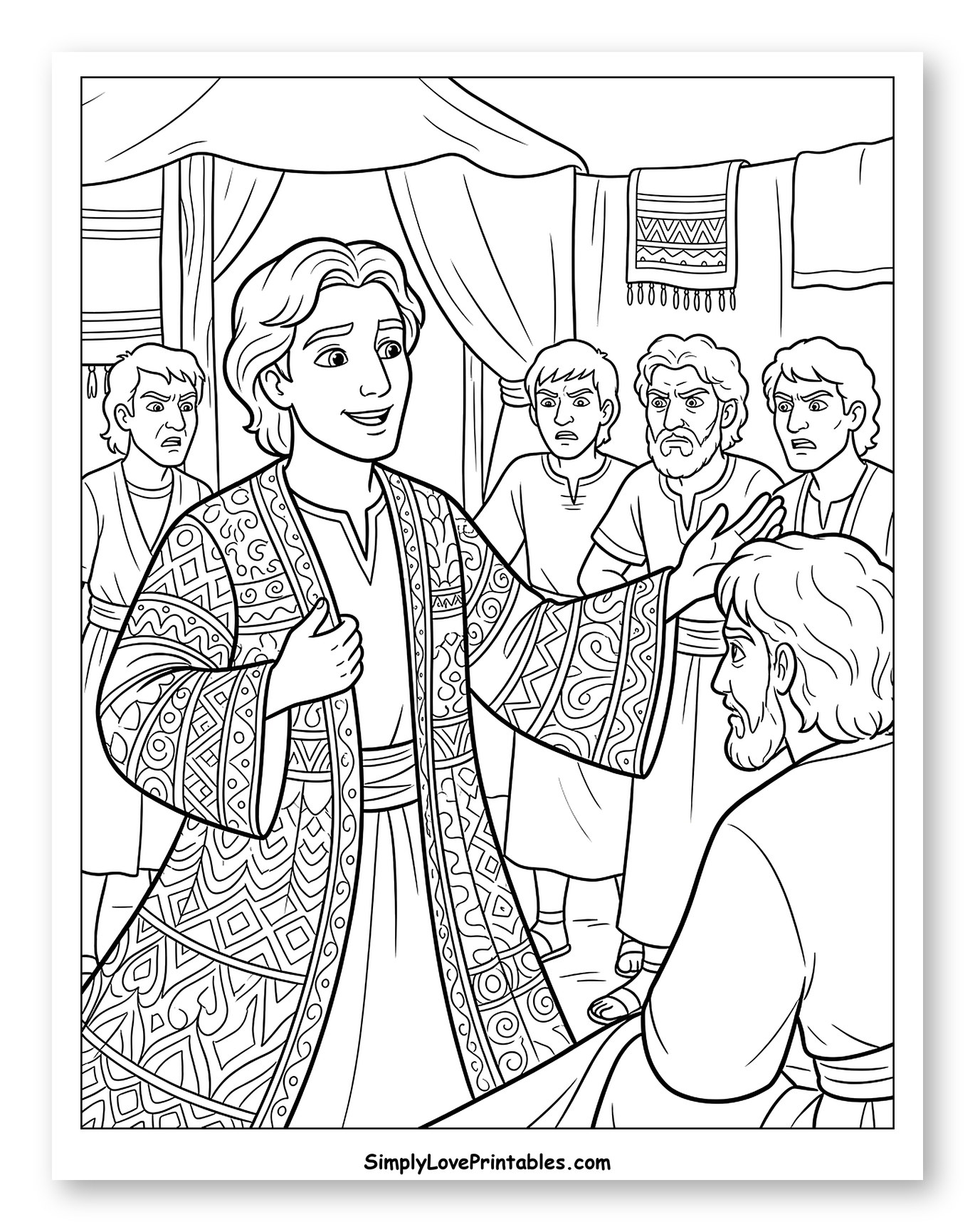 Joseph Speaking to His Angry Brothers