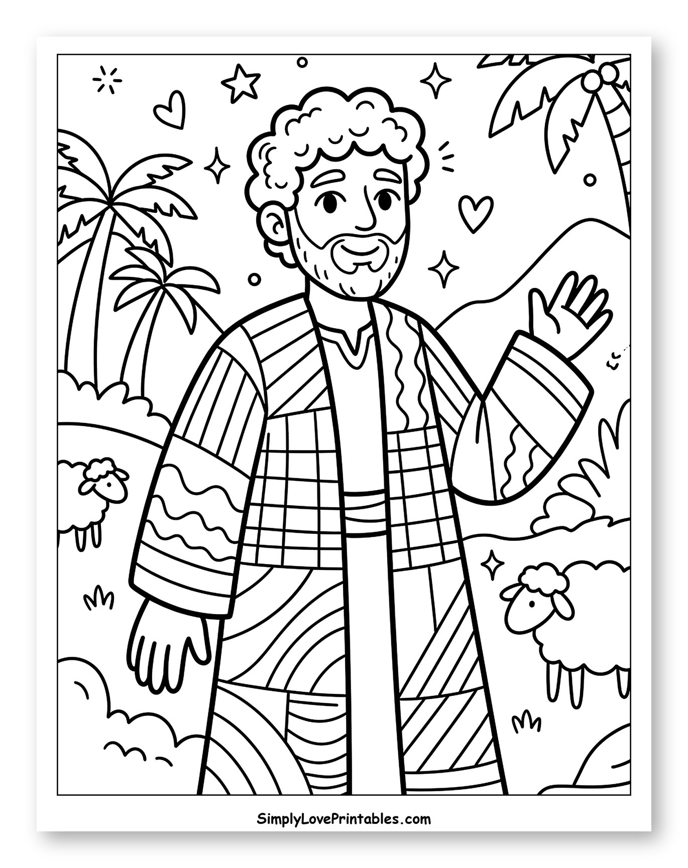 Joseph Wearing His Coat of Many Colors