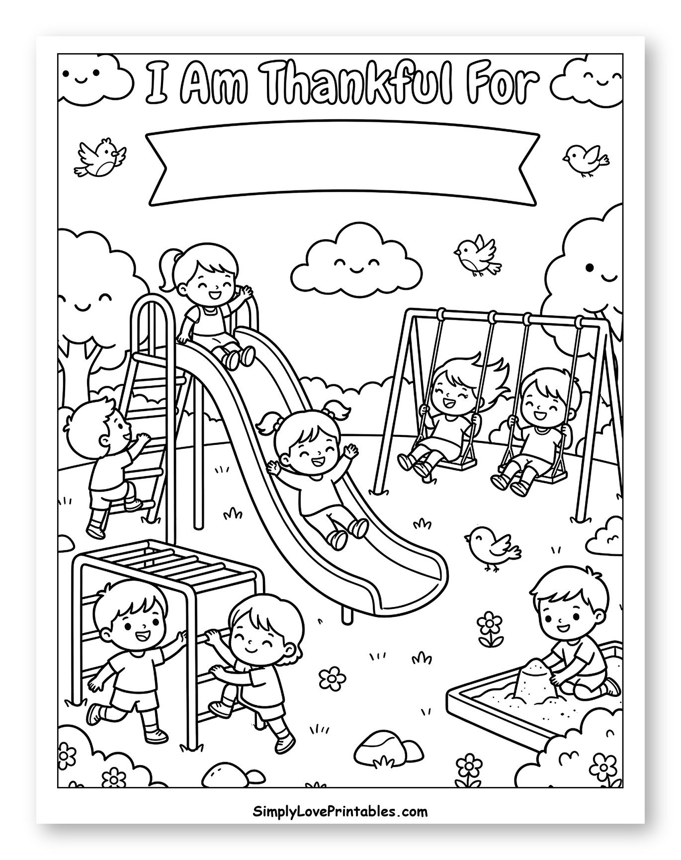 Joyful Kids Having Fun at the Playground