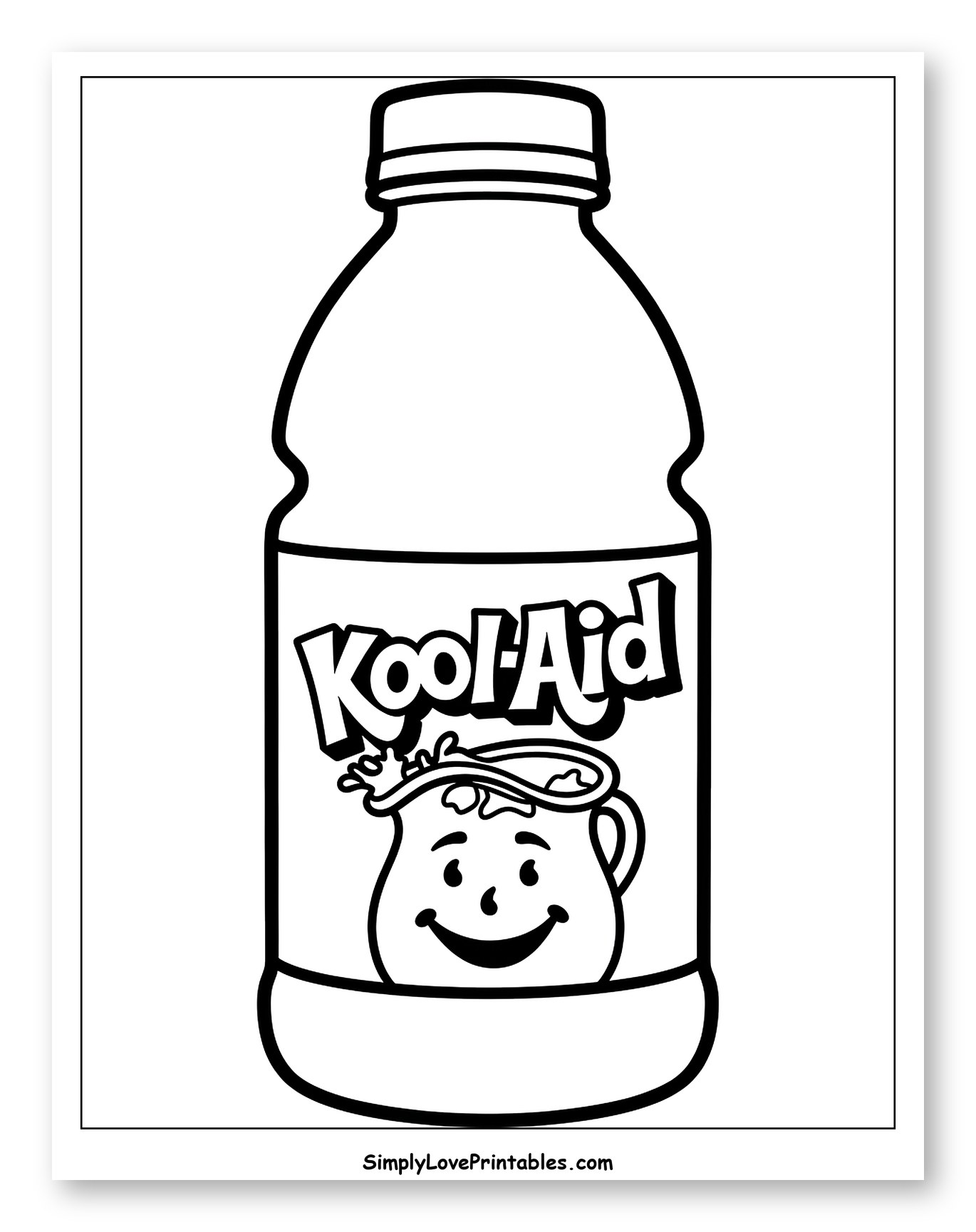 Kool-Aid Bottle with Smiling Kool-Aid Man