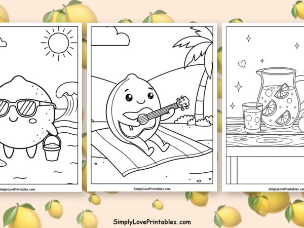Lime coloring pages featured image