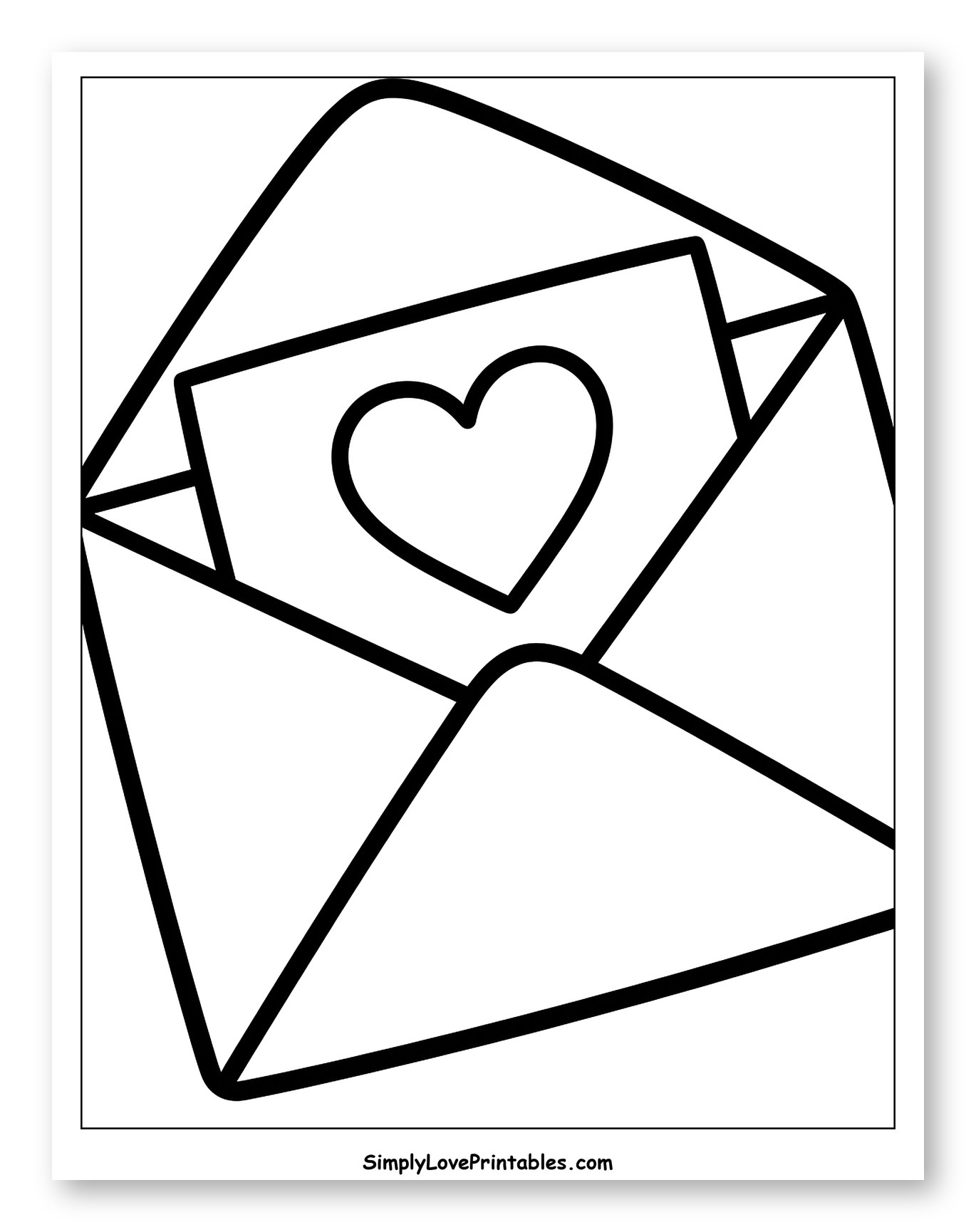 Love Letter in an Open Envelope