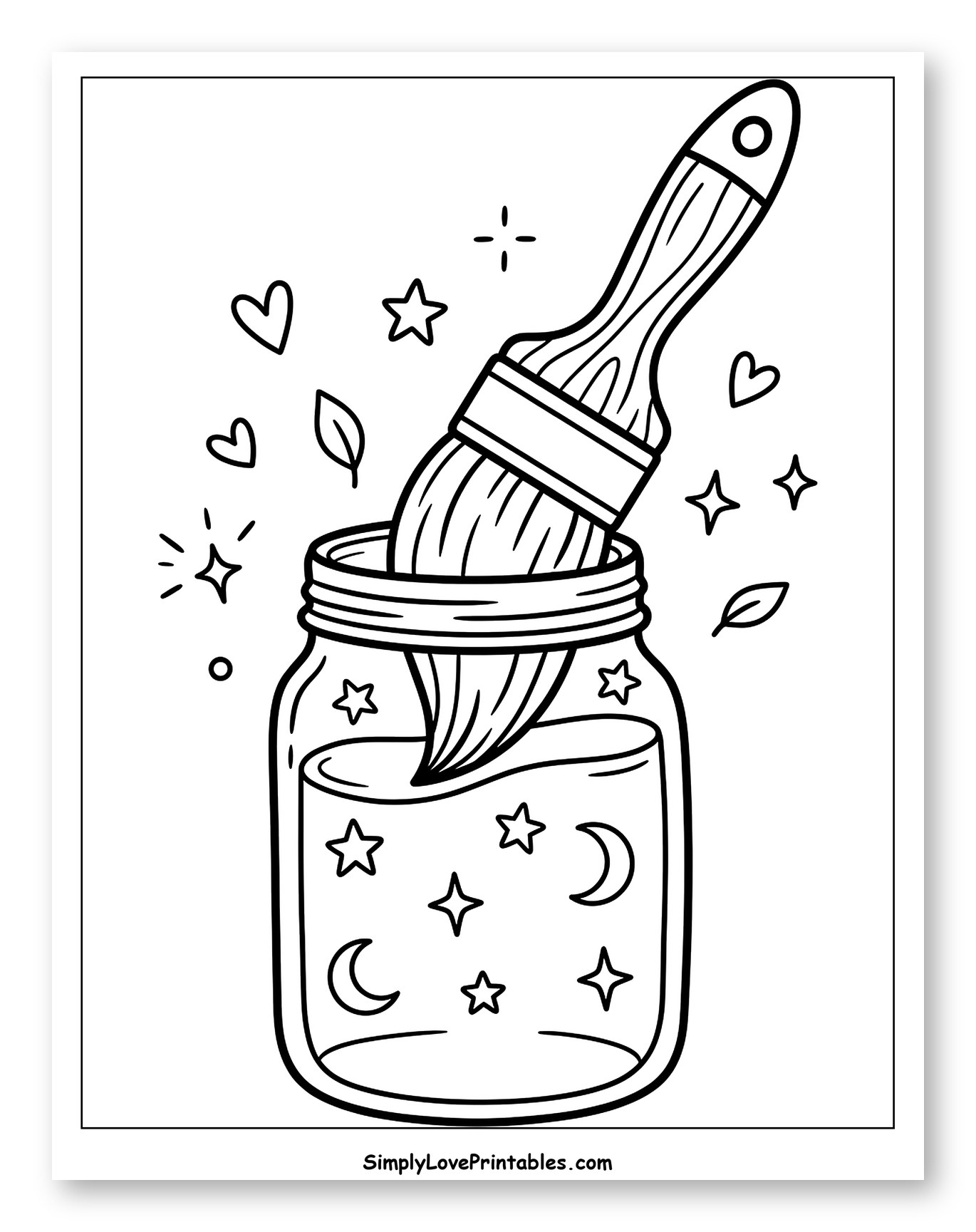 Magic Paintbrush Dipped in a Celestial Jar