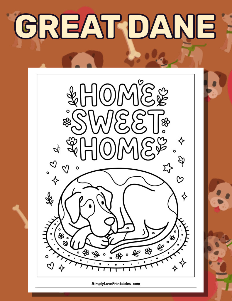 Great Dane (25 Pages)