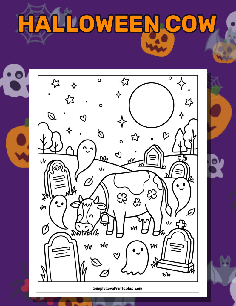Halloween Cow (28 Pages)