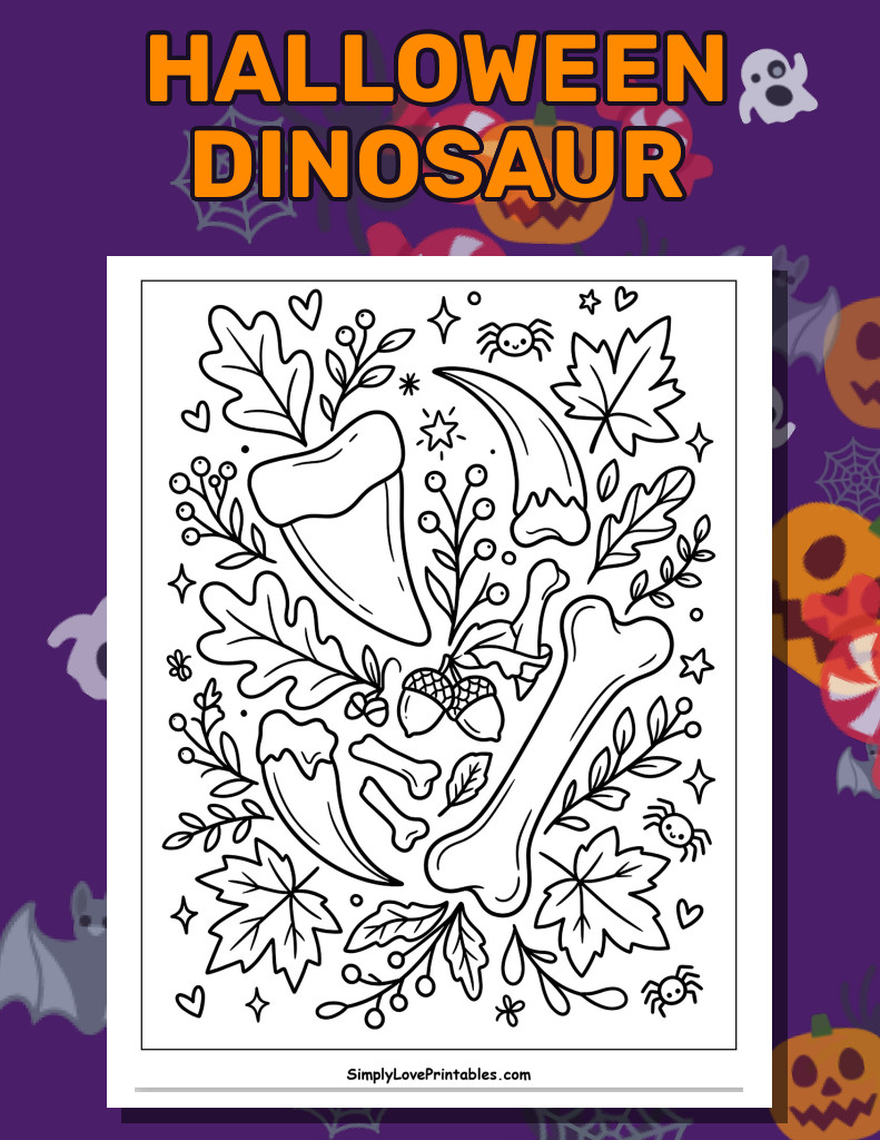 Halloween Dinosaur (33 Pages)