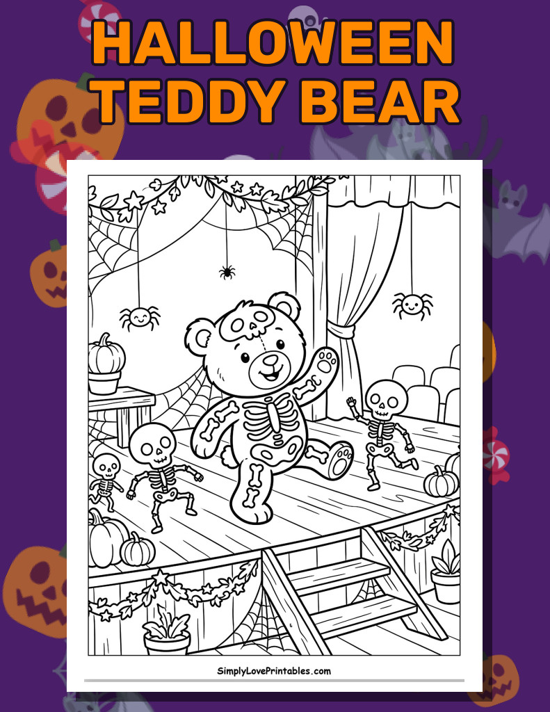 Halloween Teddy Bear (31 Pages)