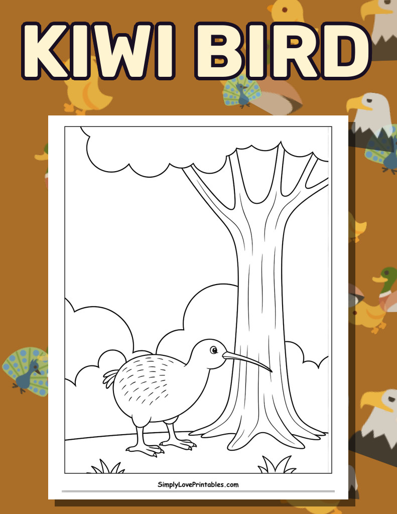 Kiwi Bird (26 Pages)