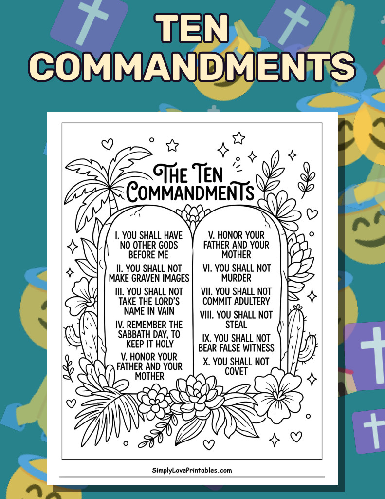 Ten Commandments (44 Pages)
