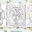 Minotaur coloring pages featured image