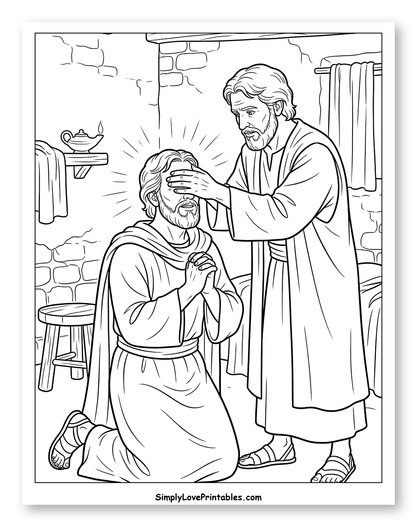 Miraculous Healing of a Kneeling Man