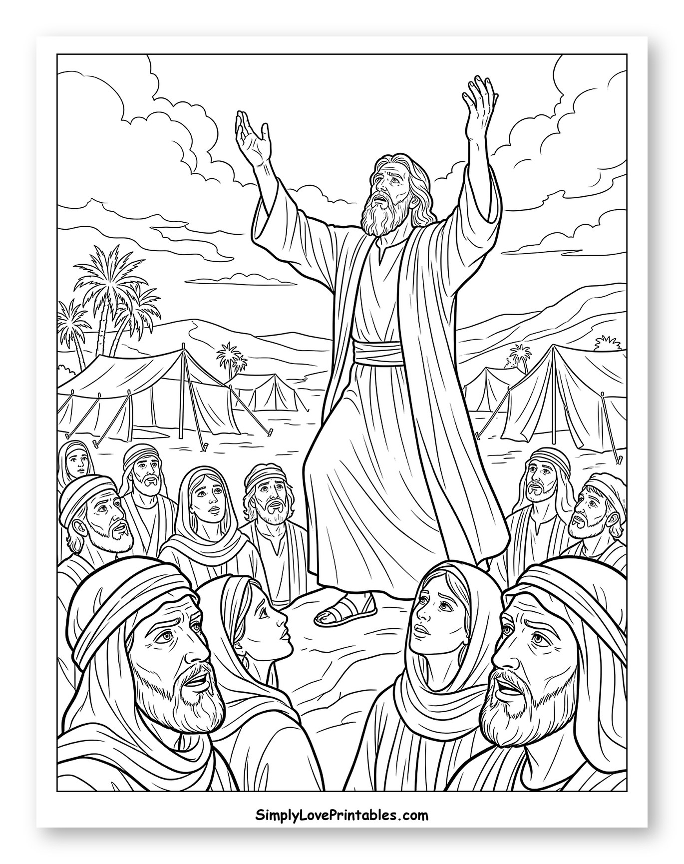 Moses Interceding for Israelites