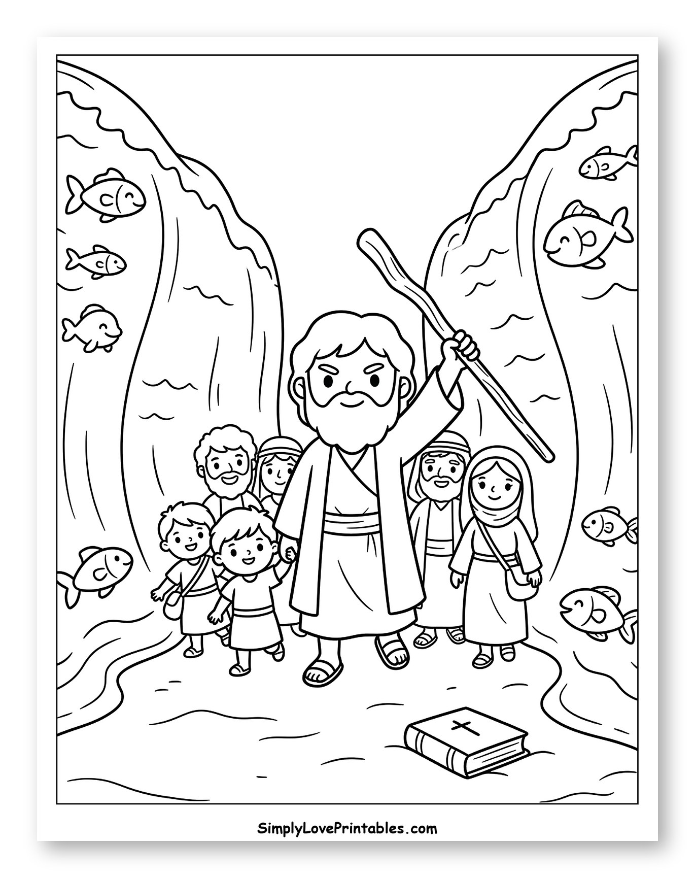 Moses Parts the Red Sea for His People