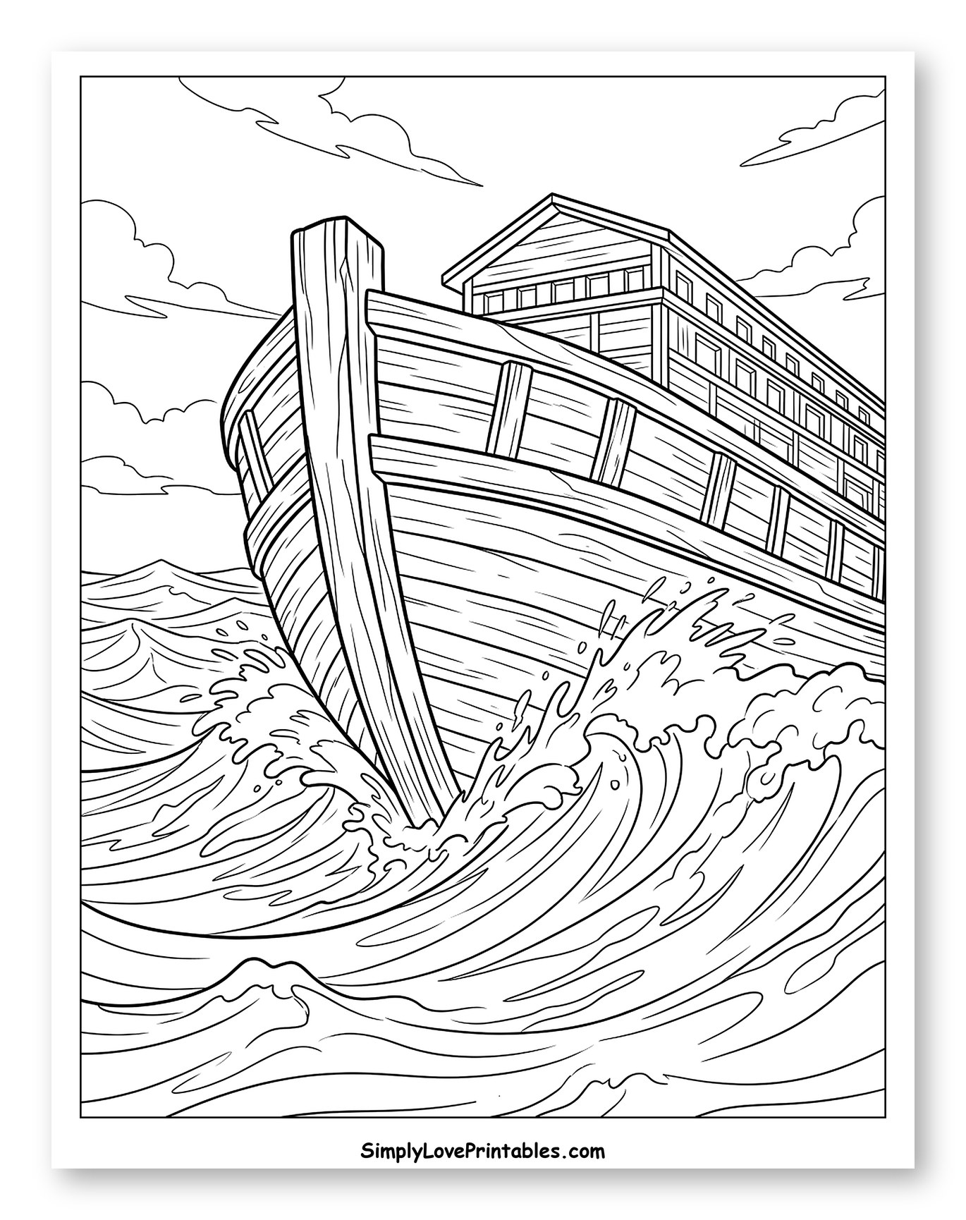 Noah's Ark on Rough Seas