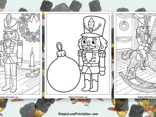 Nutcracker coloring pages featured image