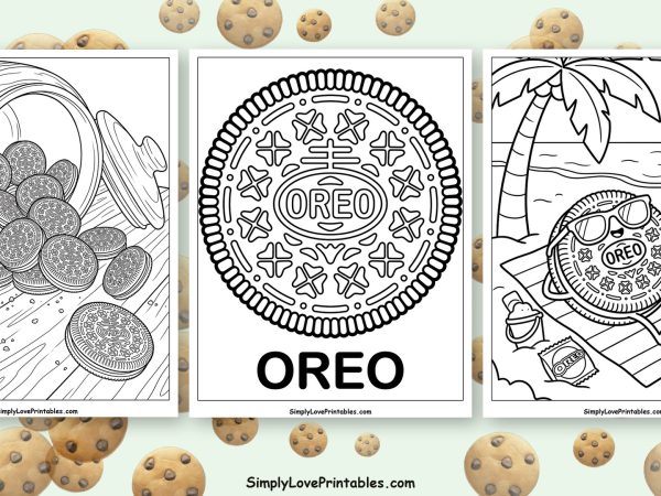 Oreo coloring pages featured image