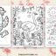 Ostrich coloring pages featured image