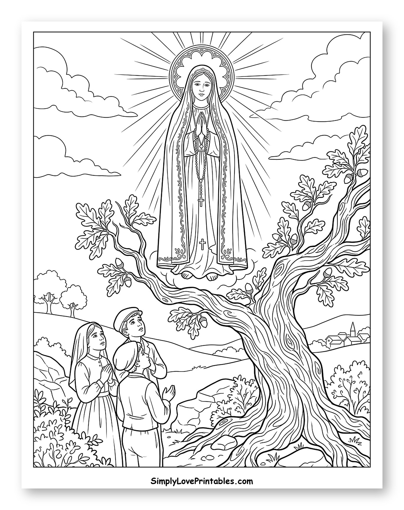 Our Lady of Fatima Apparition to Children