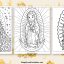 Our Lady of Guadalupe coloring pages featured image