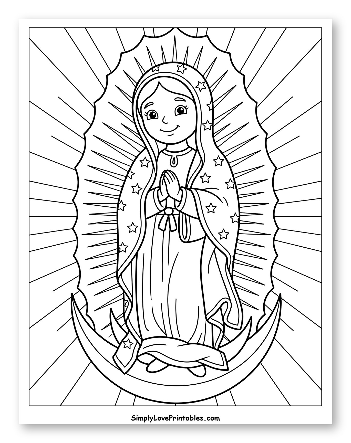 Our Lady of Guadalupe with Radiant Rays