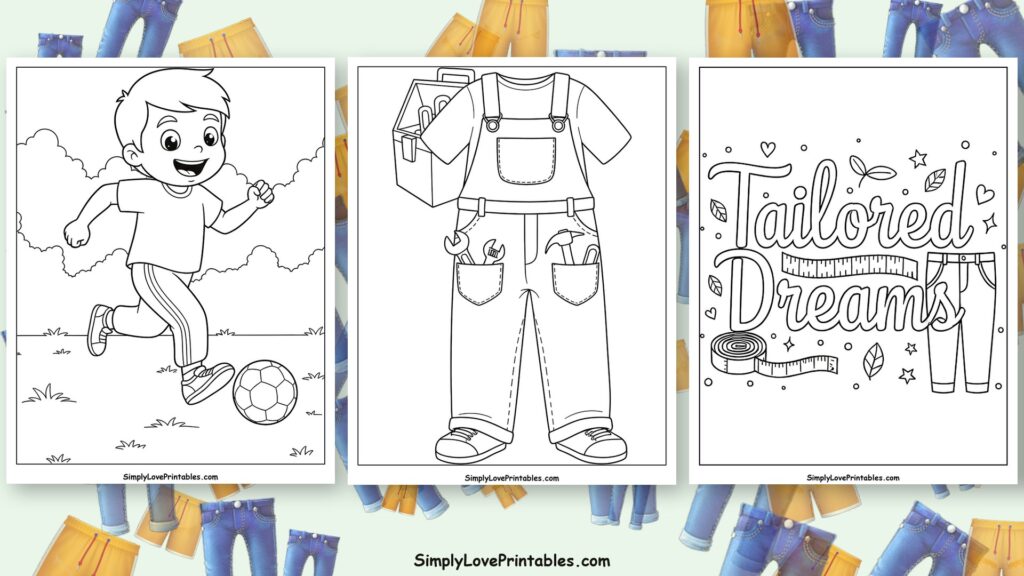 pants coloring pages featured image