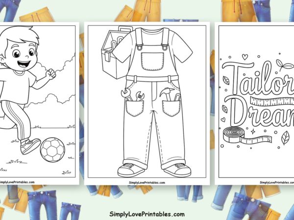 pants coloring pages featured image