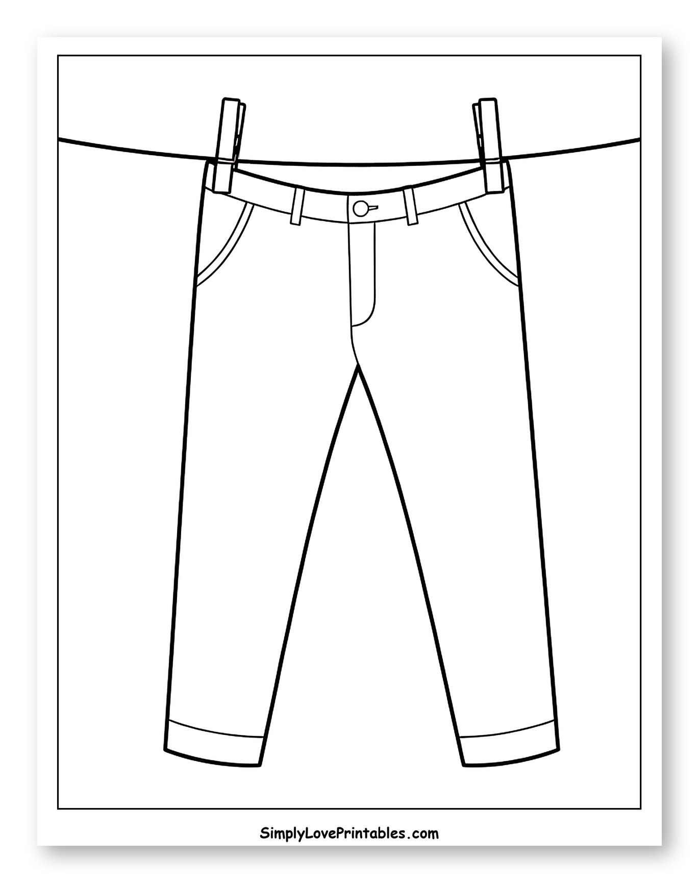 Pants on a Clothesline