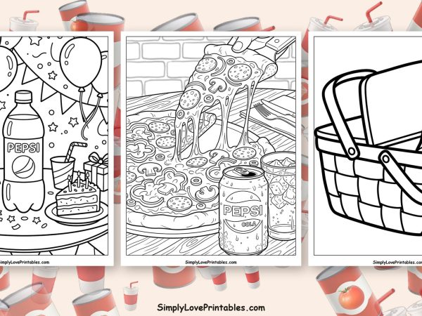 pepsi coloring pages featured image