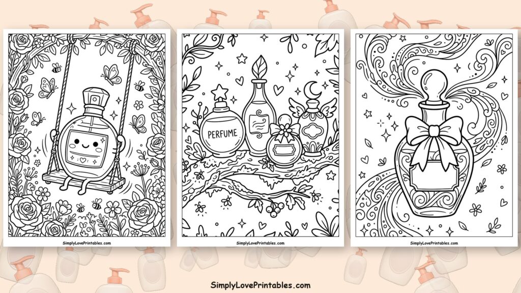 perfume coloring pages featured image
