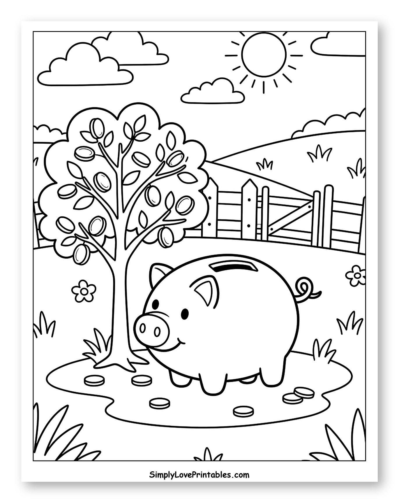 Piggy Bank Under a Money Tree