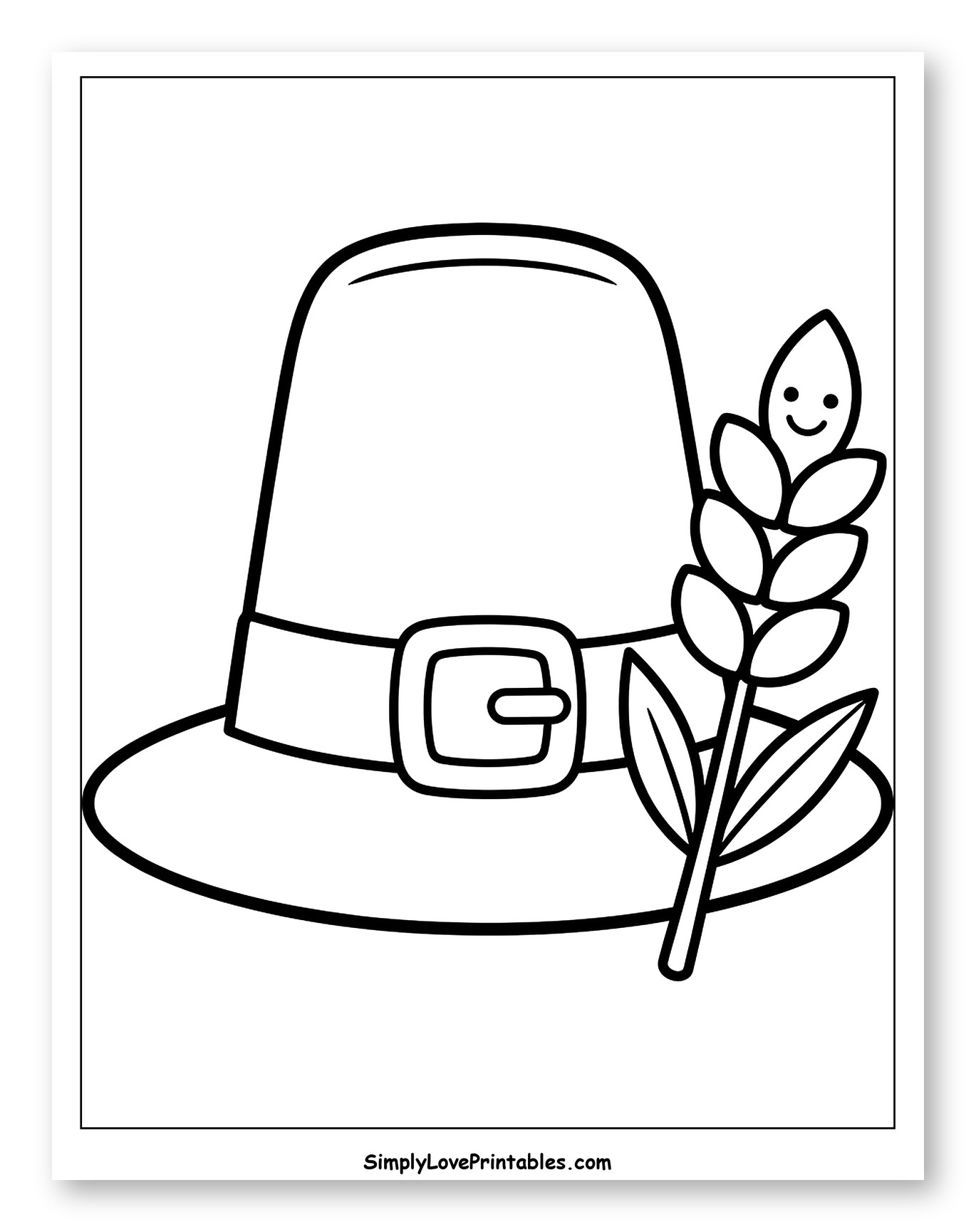 Pilgrim Hat and Smiling Wheat