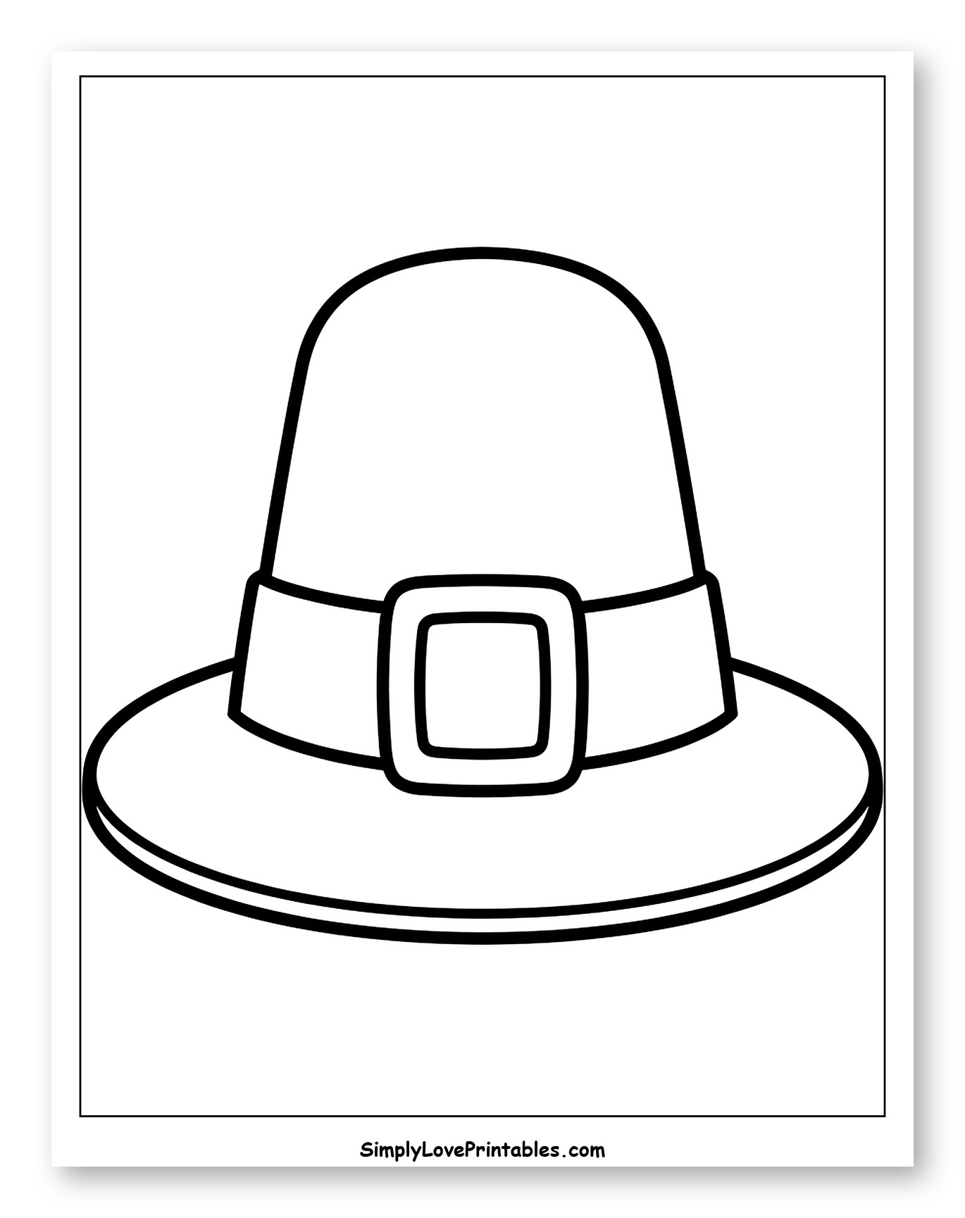 Pilgrim Hat with Buckle