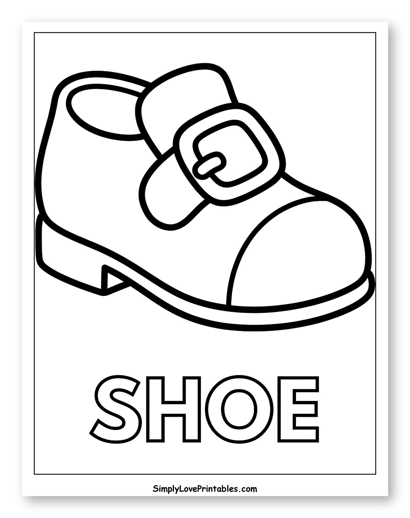 Pilgrim Shoe with Buckle