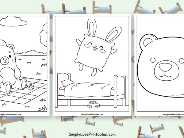 pillow coloring pages featured image