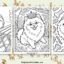Pomeranian coloring pages featured image