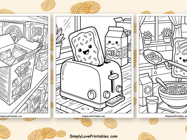 pop tart coloring pages featured image
