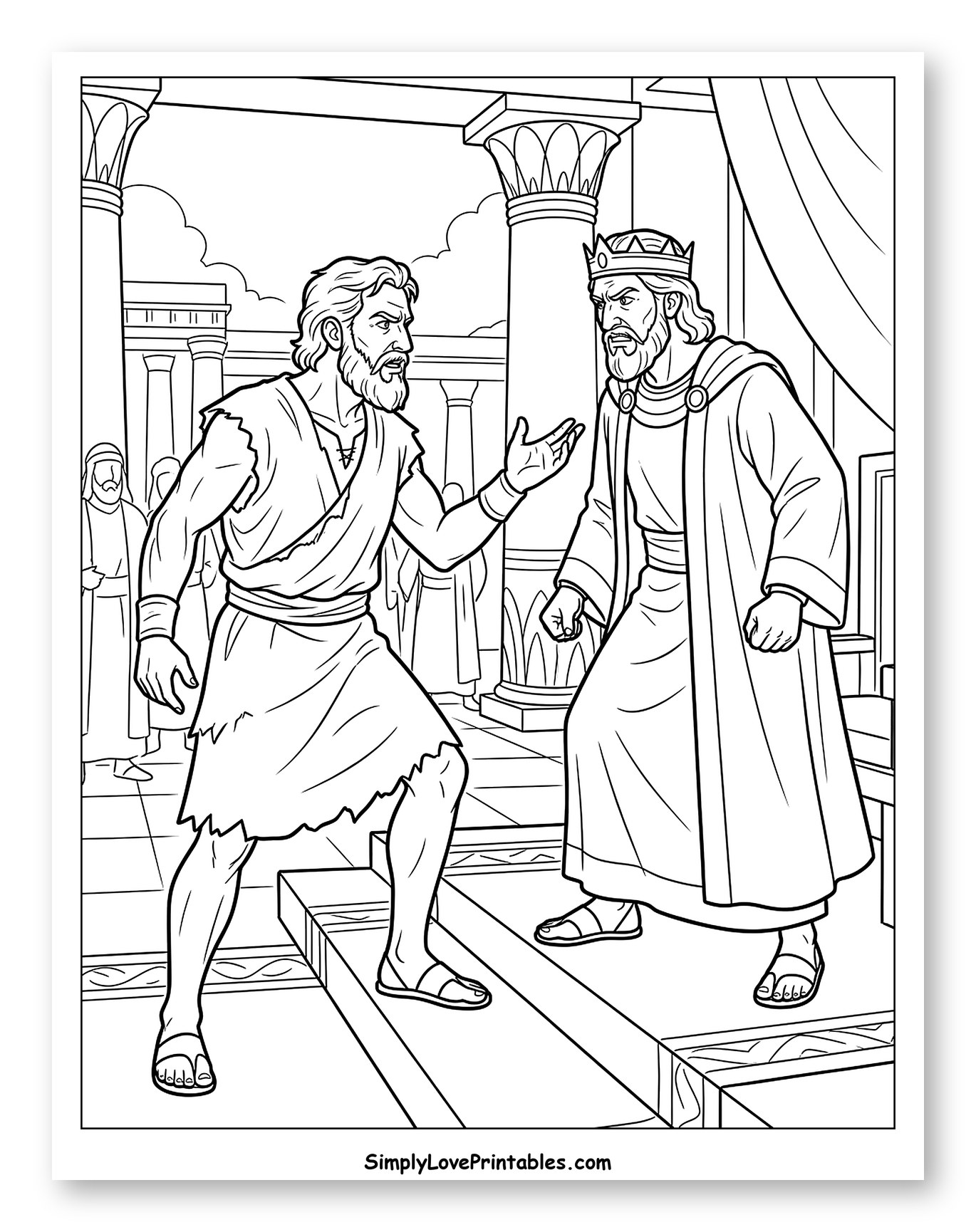 Prophet Elijah Confronts the King