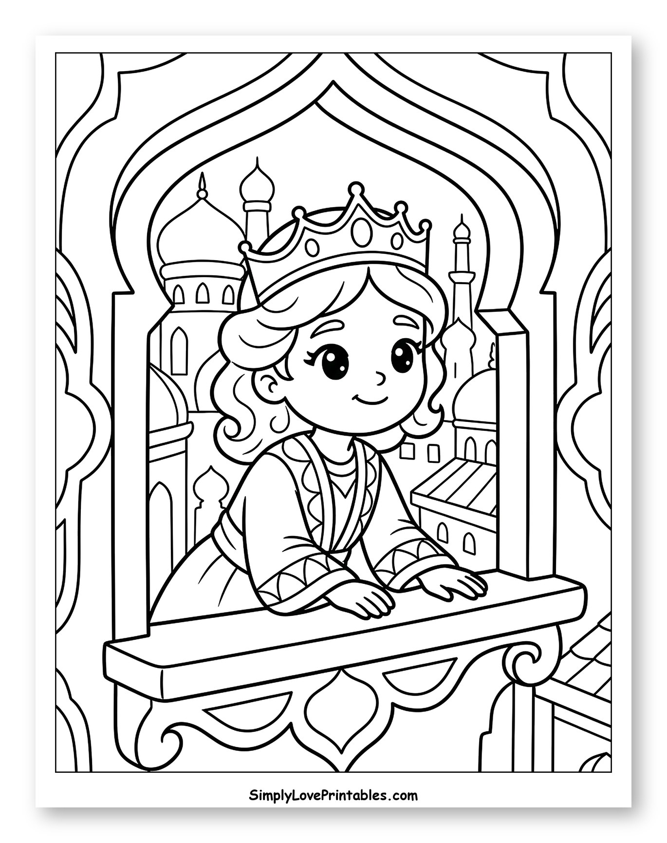 Queen Esther Looking Out Palace Window