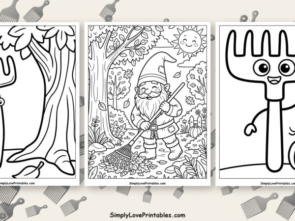 rake coloring pages featured image
