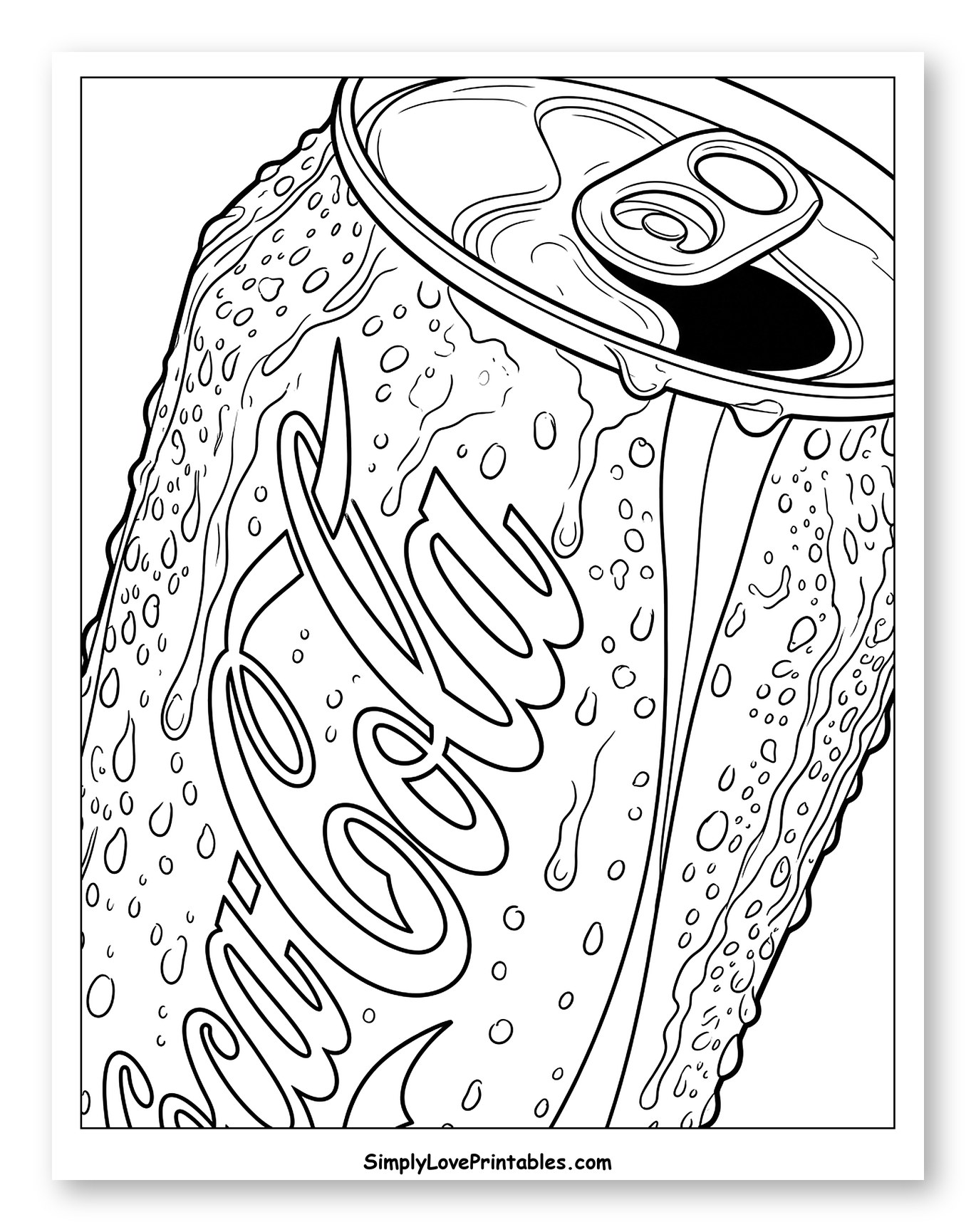 Refreshing Coca-Cola Can with Condensation