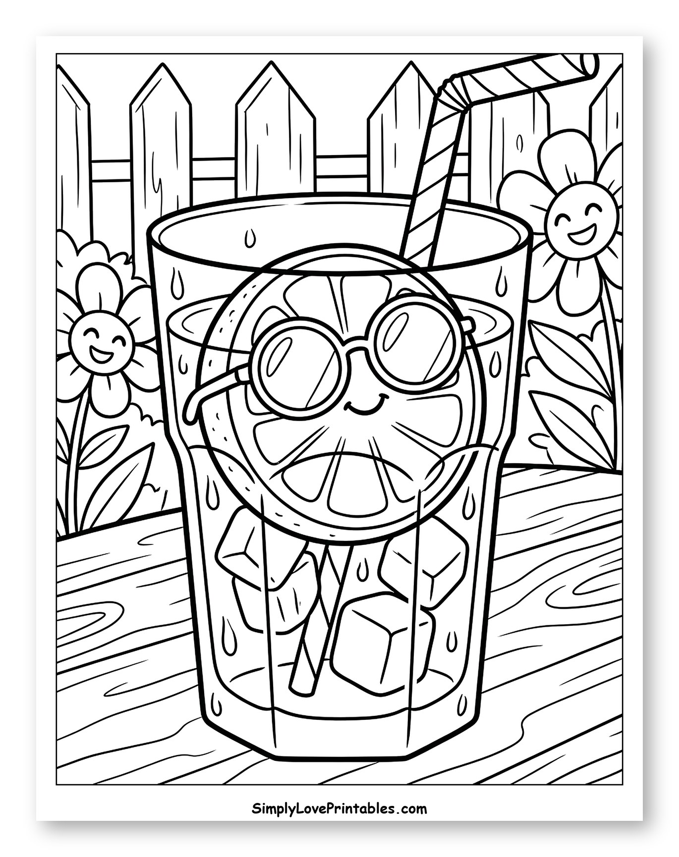 Refreshing Lemon Drink on a Summer Day