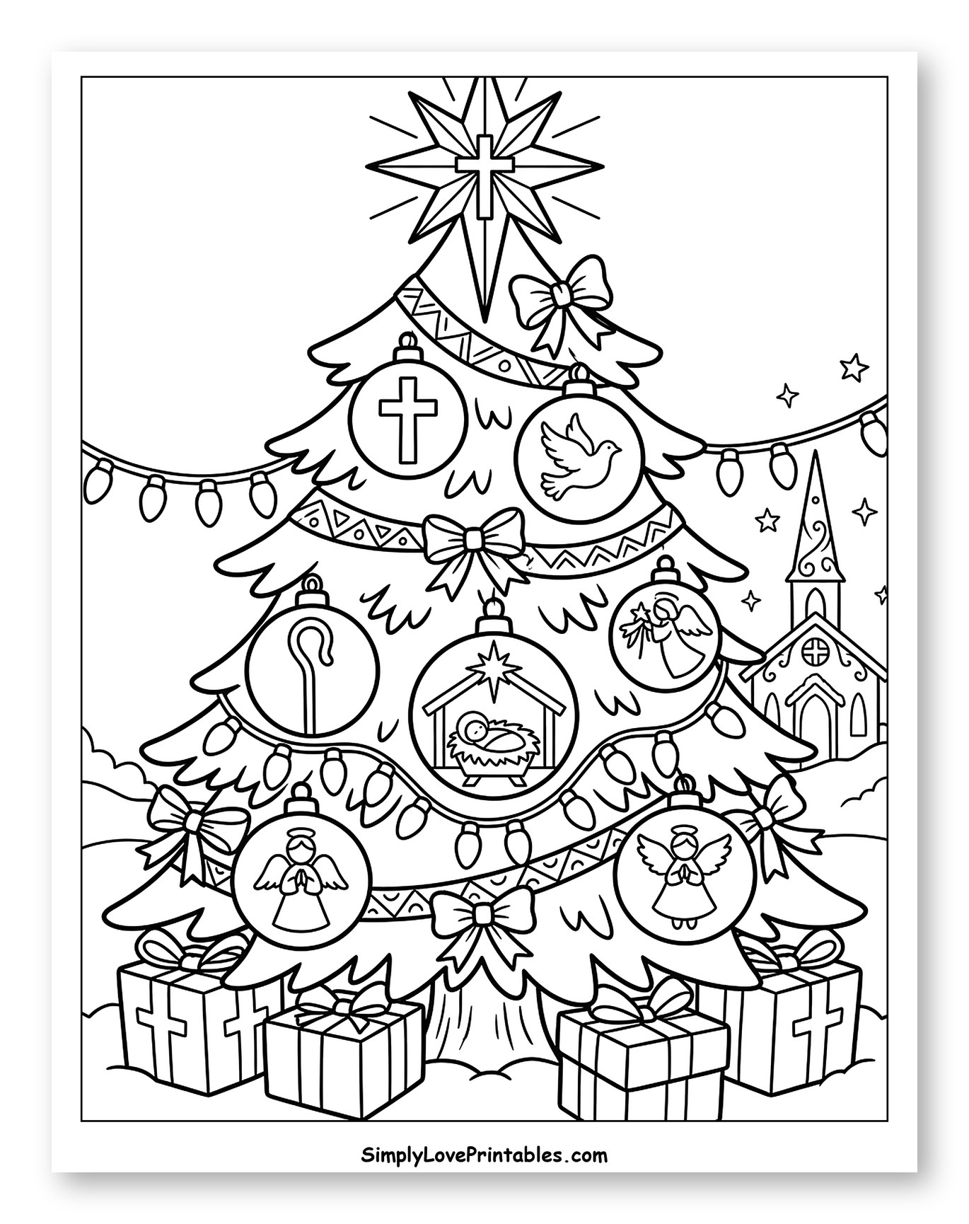 Religious Christmas Tree Decorations