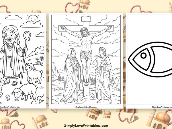 religious coloring pages featured image