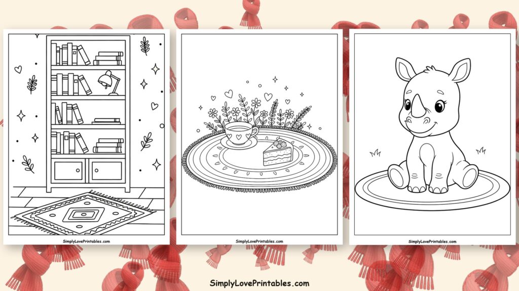 rug coloring pages featured image