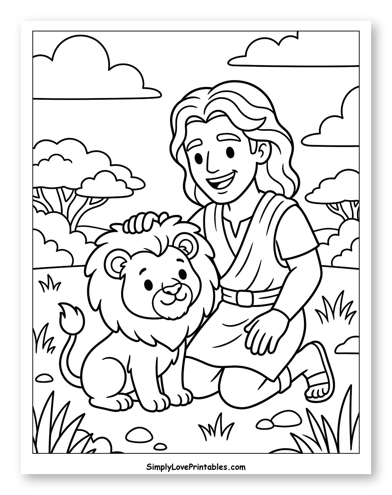 Samson and a Friendly Lion Cub