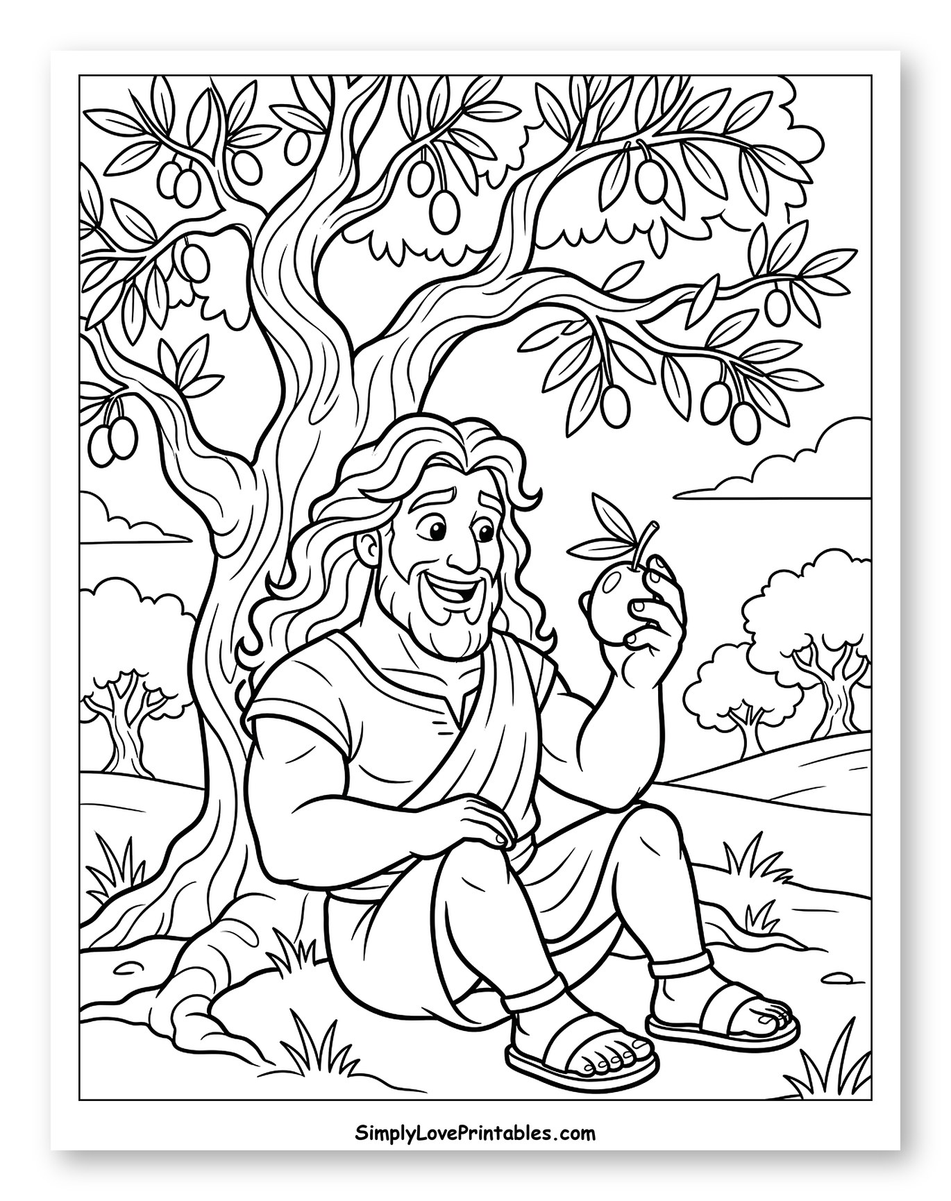 Samson in the Olive Grove