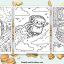 Sandwich coloring pages featured image