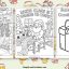 Santa Claus is coming to town coloring pages featured image