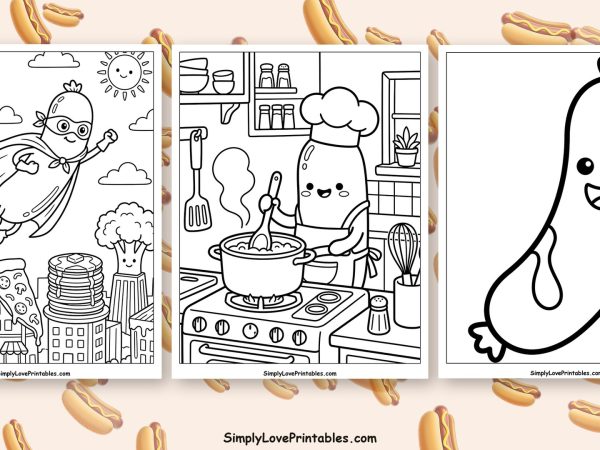 Sausage coloring pages featured image