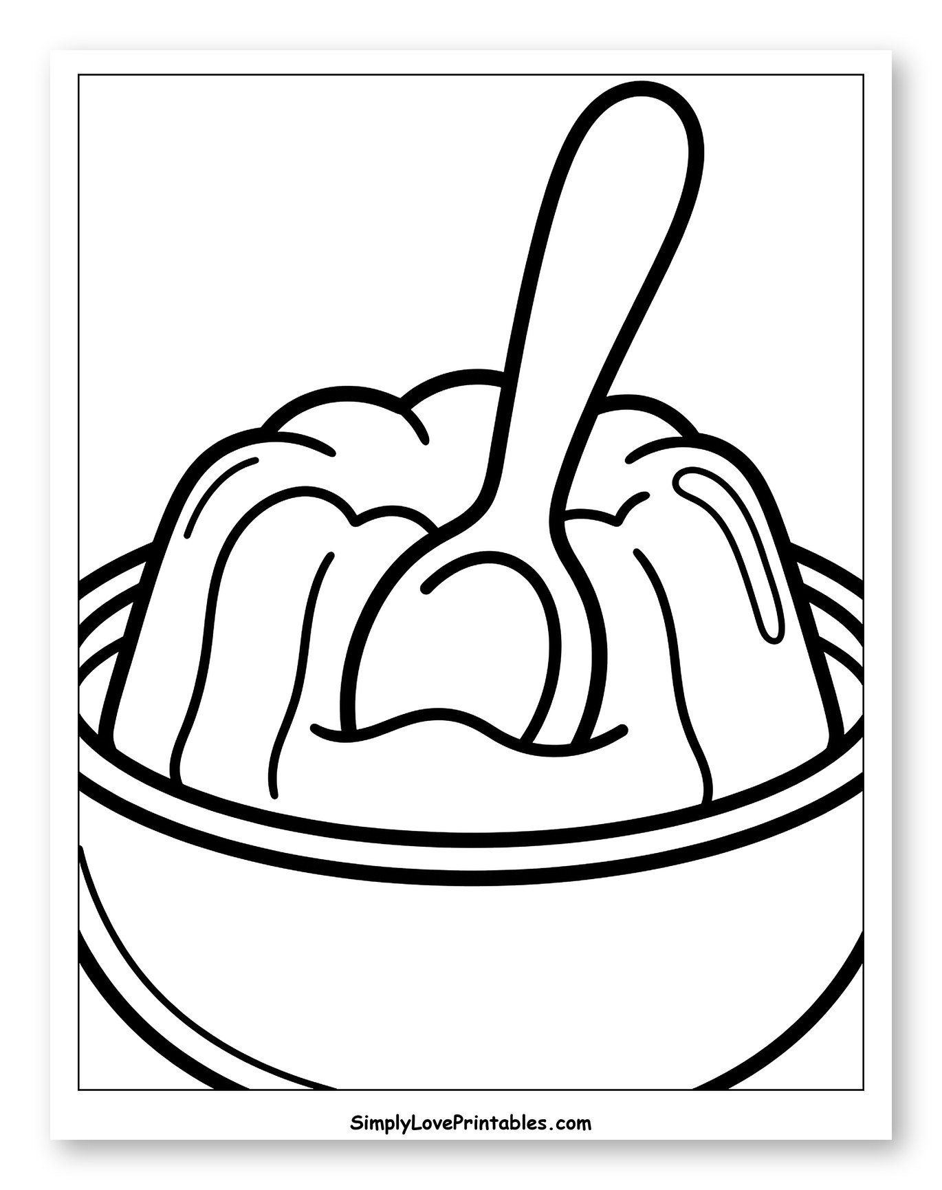 Scoop of Jello in a Bowl